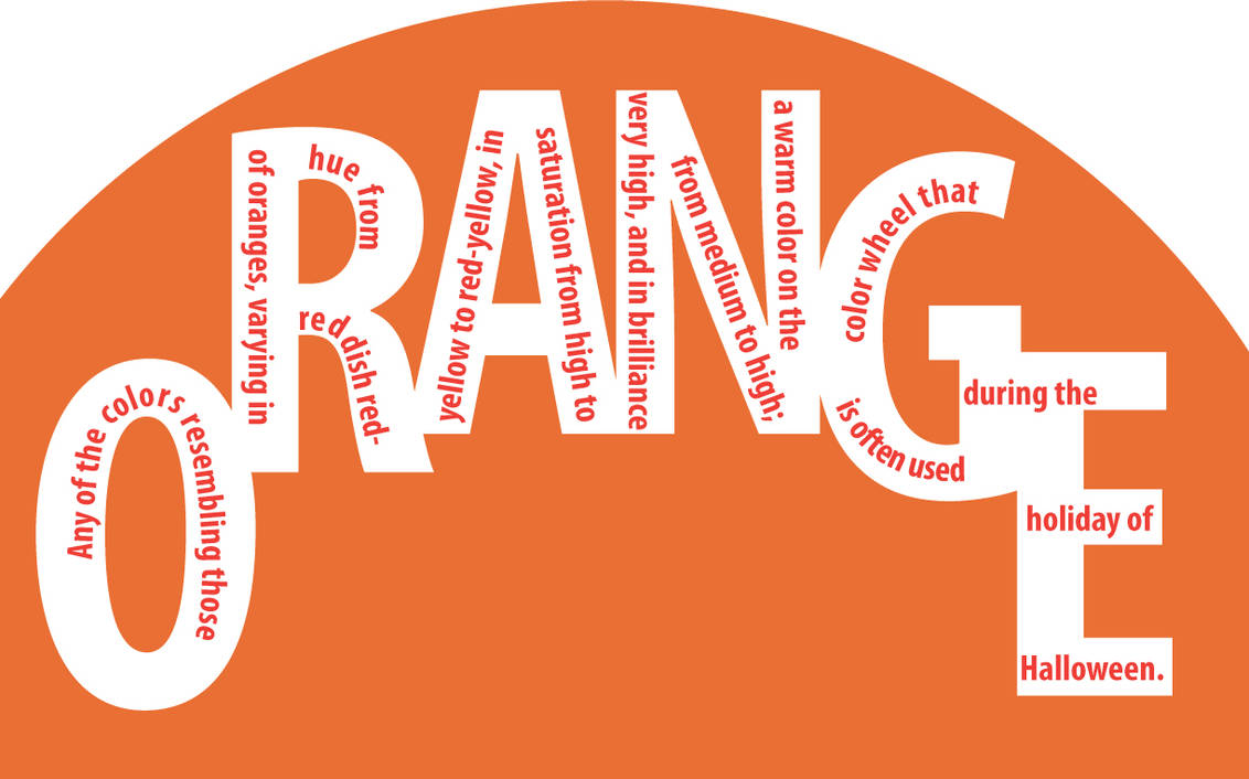 Definition Posters Orange by Saberstorm001 on DeviantArt