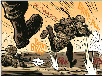 Afghanistan veteran story p 3  - panel highlight