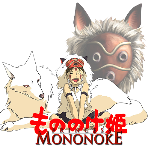 Princess Mononoke v2 Anime Icon by Ryuichi93 on DeviantArt