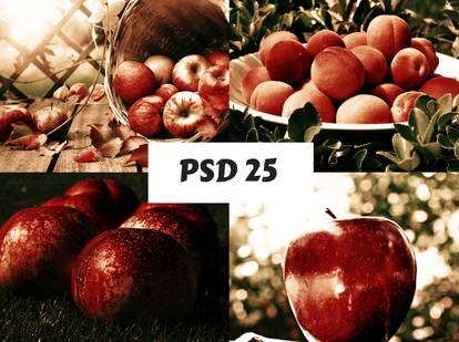 PSD #26 - Apples by icycolorings