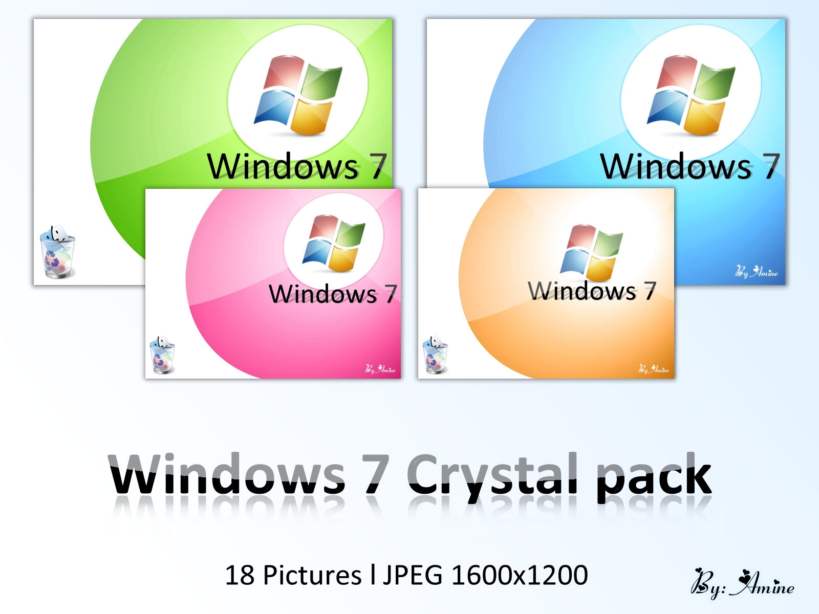 windows7_crystal pack 18 in 1