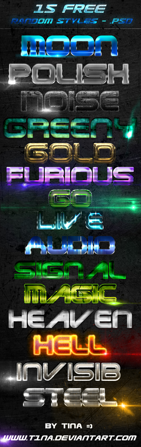 Random Text Styles Random styles by t1na on DeviantArt