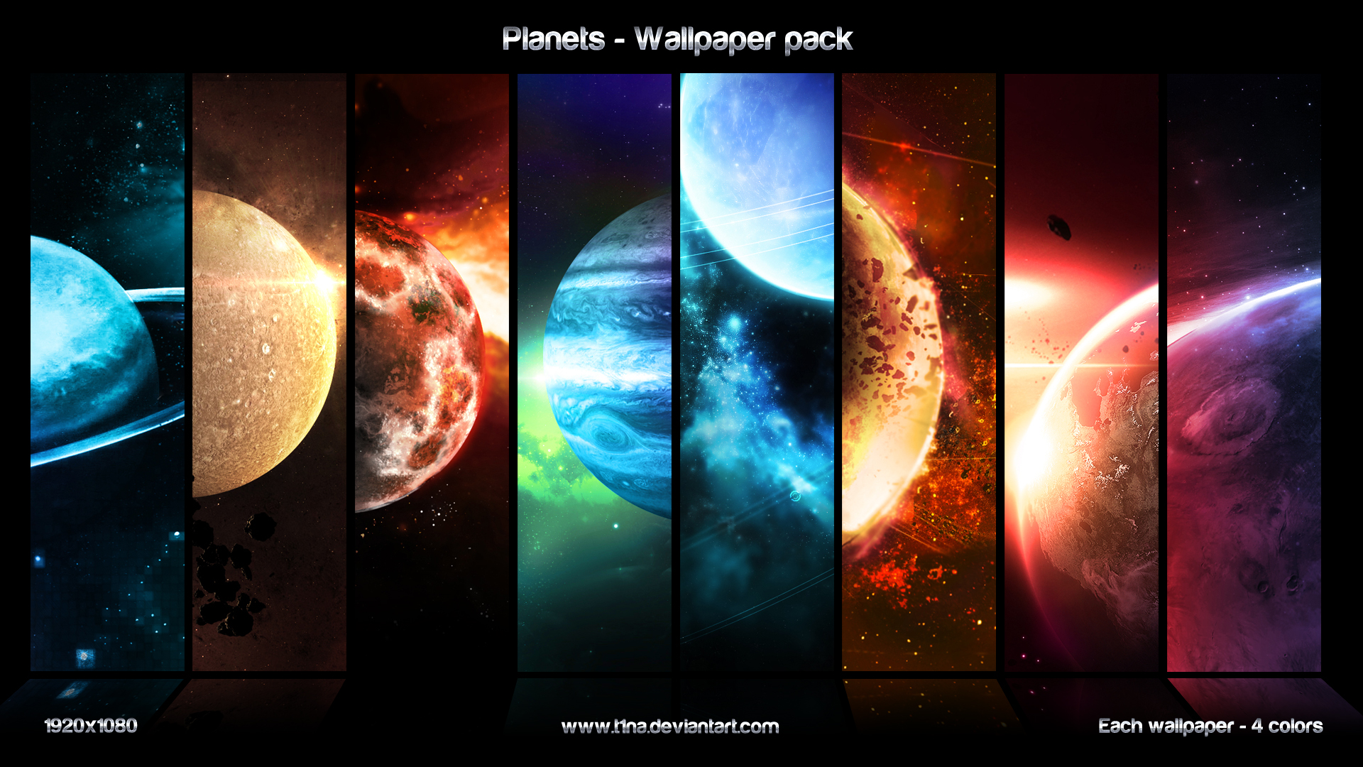 Planets - wallpaper pack by t1na on DeviantArt