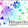 FREE BRUSHES, 80 Super Stars