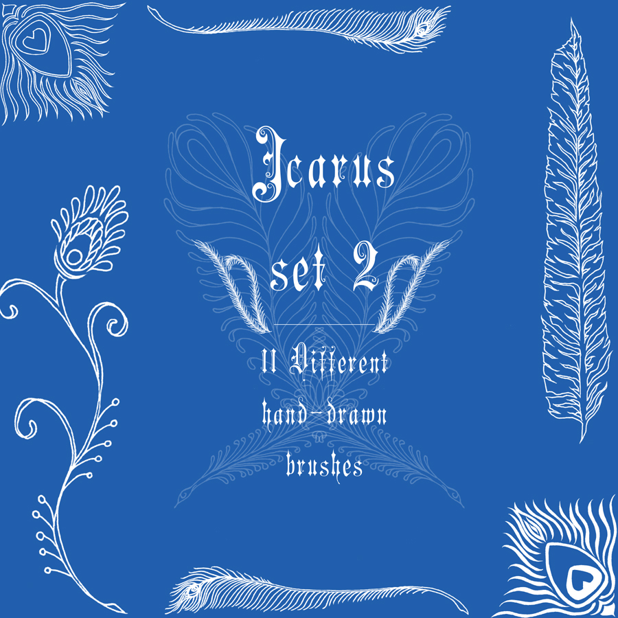 Icarus set 2 by rL-Brushes