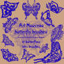 art nouveau butterflies