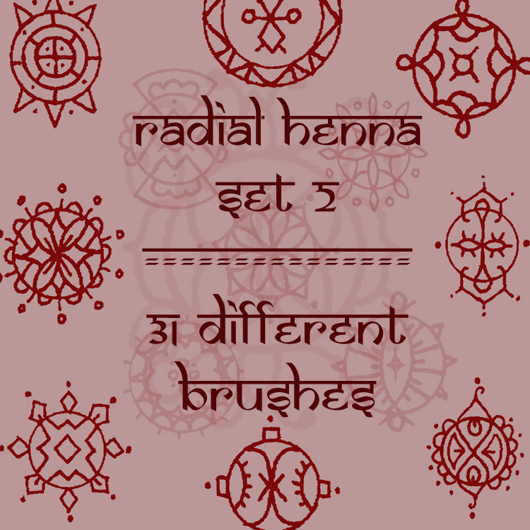 Radial Mehndi 2