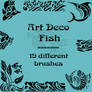 Art Deco fish