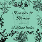 Butterflies and blossoms