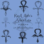 RedLillith's Ankh tats by rL-Brushes