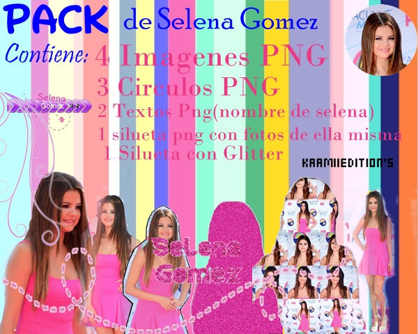 Pack De Selena Gomez by KaamiiDPattinson on DeviantArt