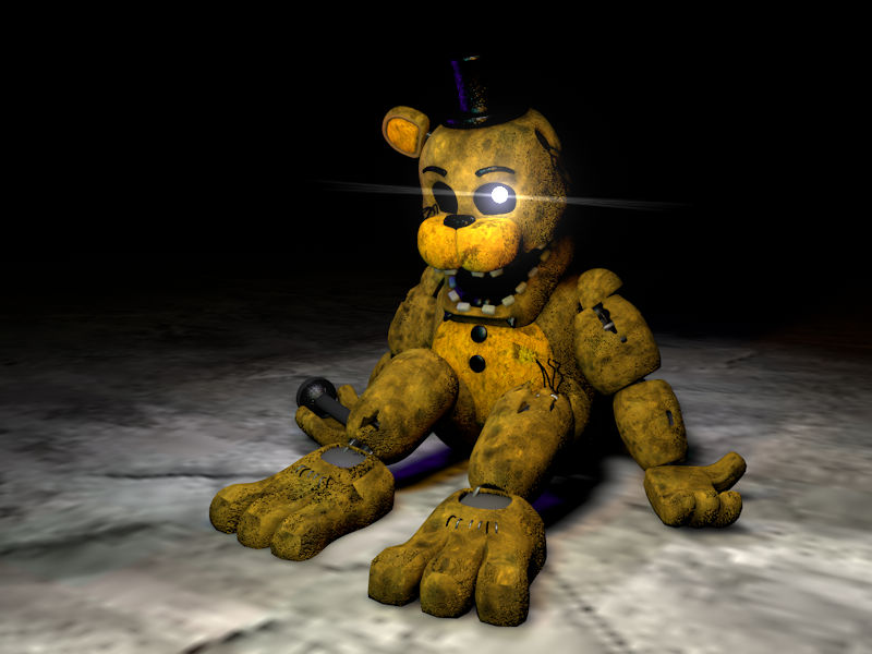 Withered Golden Freddy by Gabrinc05 on DeviantArt