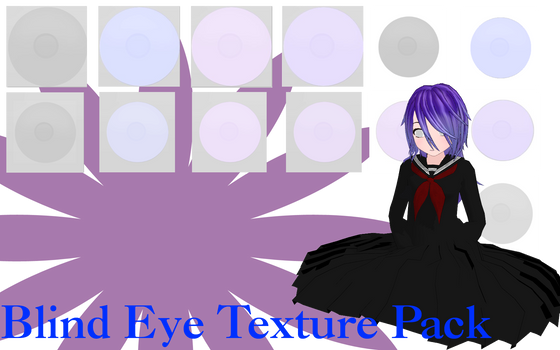 MMD Blind Eye Texture Pack