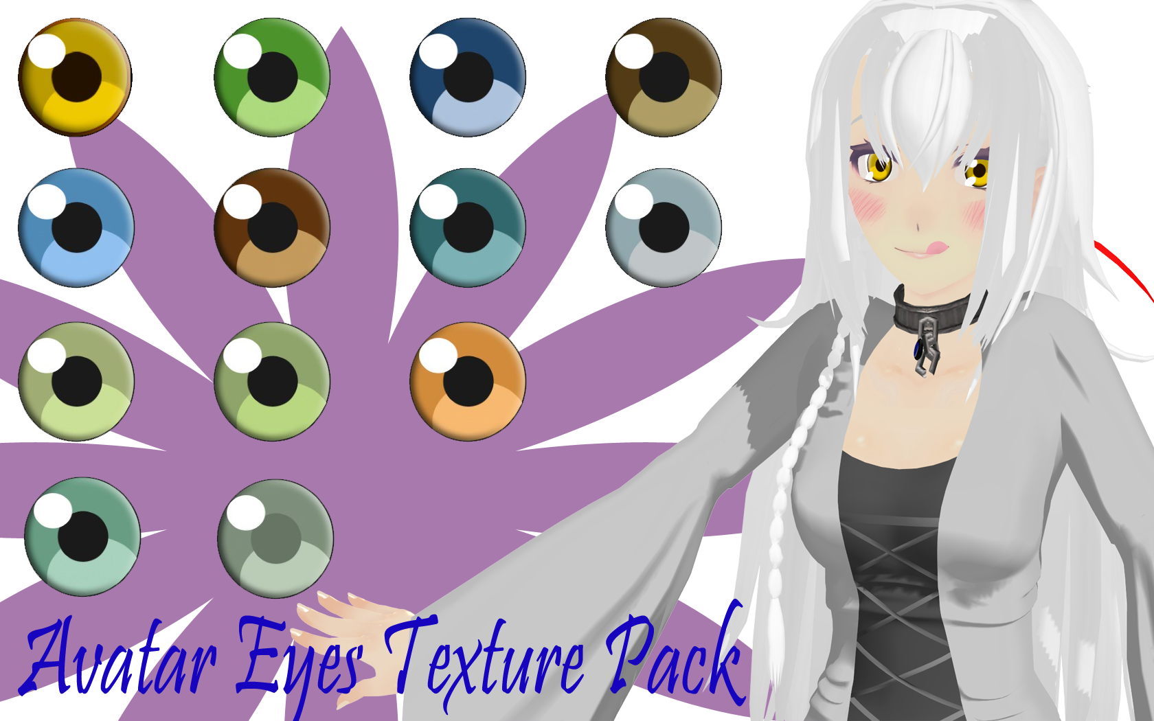 MMD Avatar Eyes Texture Pack