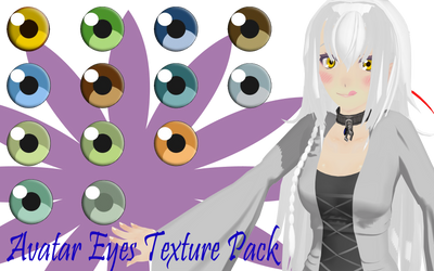 MMD Avatar Eyes Texture Pack