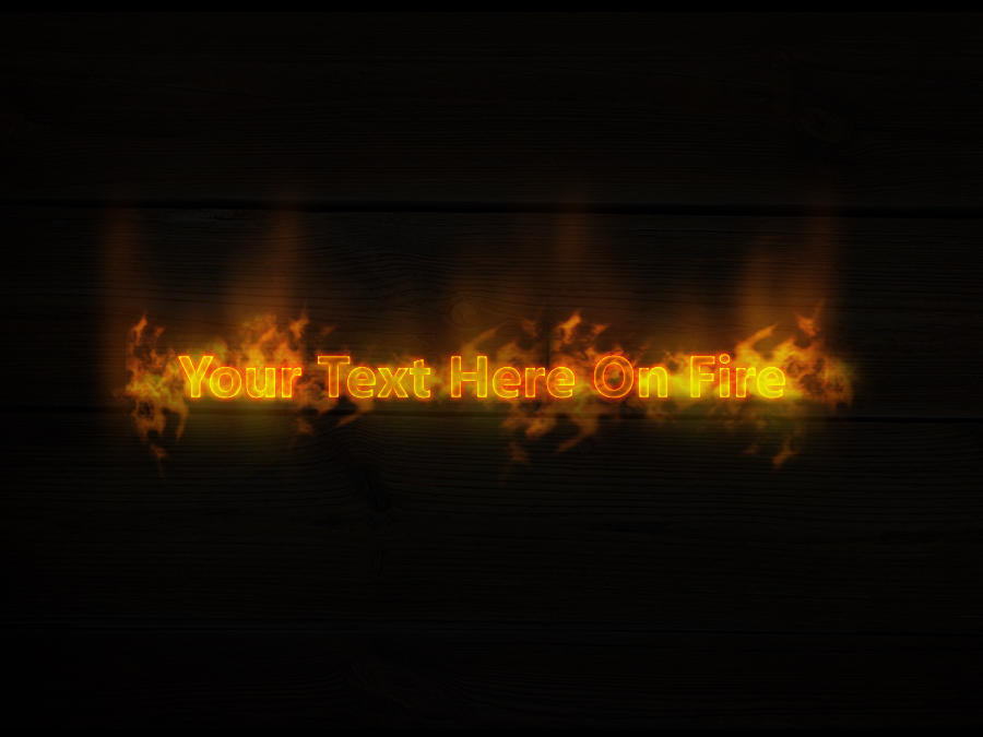 Fire text effect .psd by dezhamnesh on DeviantArt