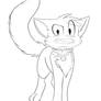 Free Cat Lineart 22