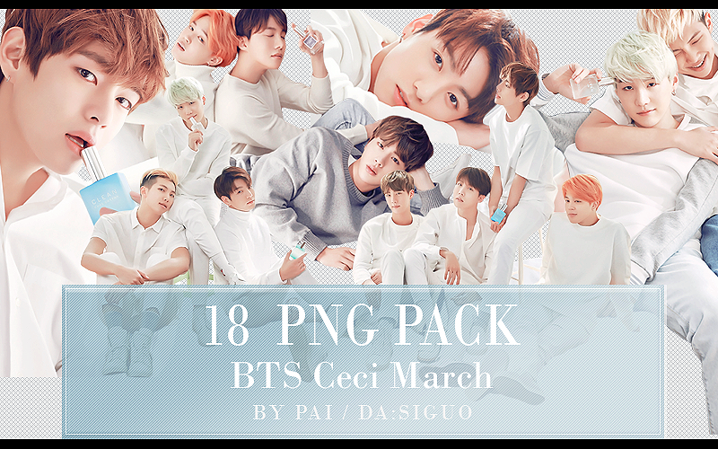 BTS Ceci March PNG PACK #18 by Pai