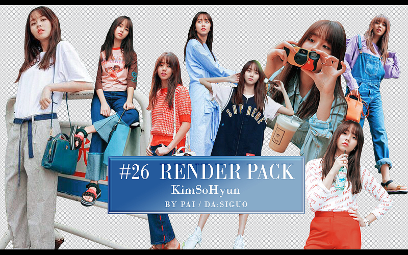 Kim So Hyun RENDER PACK #26 by Pai