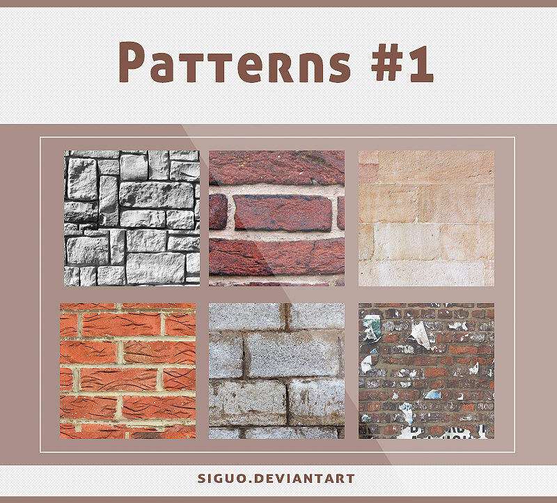 #01 Wall Patterns by Bai by Siguo on DeviantArt