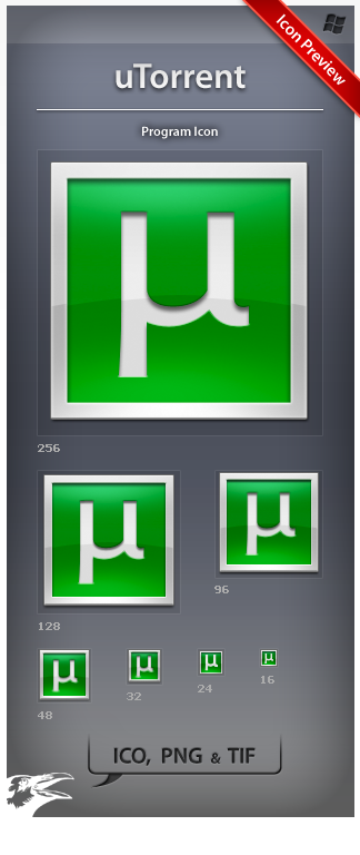 Icon uTorrent Square