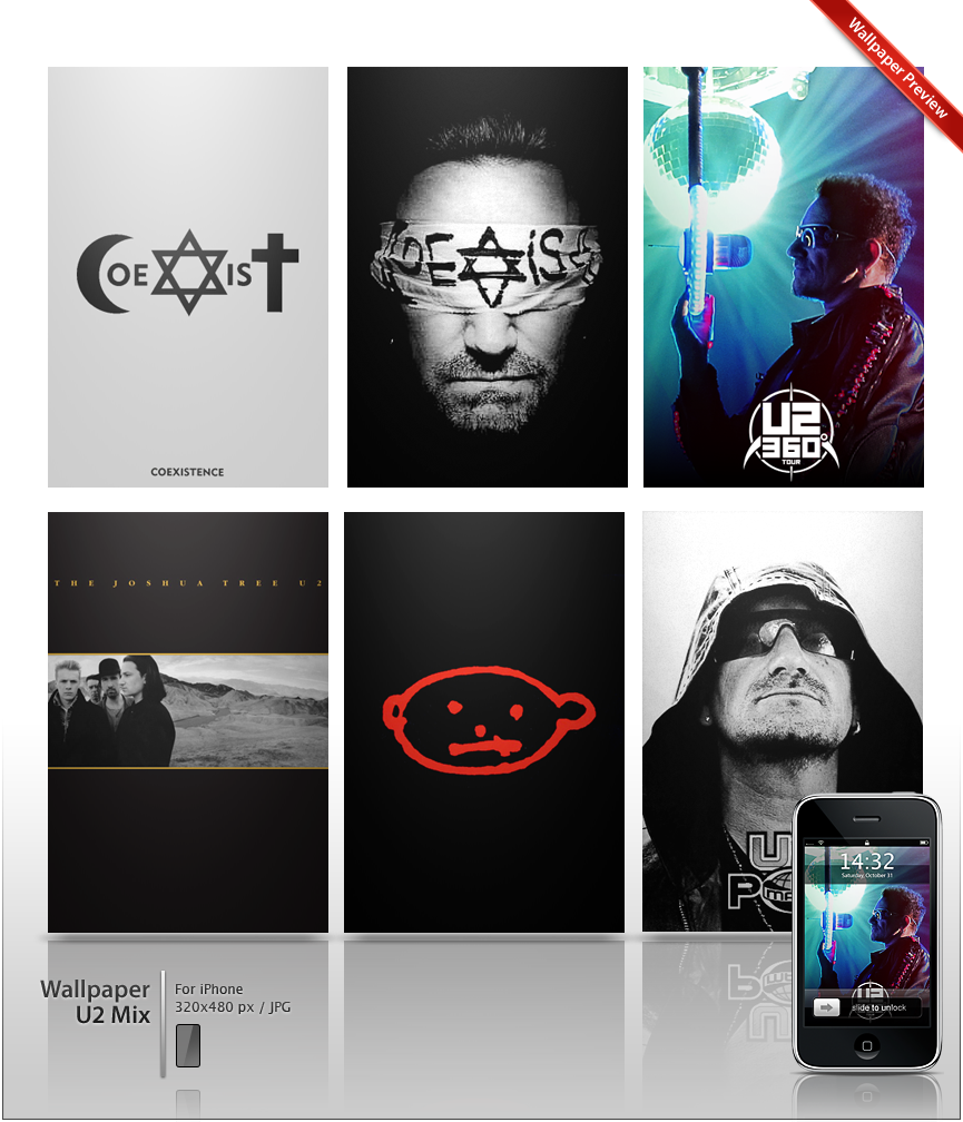 iPhone Wall U2 Mix 1