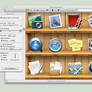 Mac OS Wooden Folder Backgnd