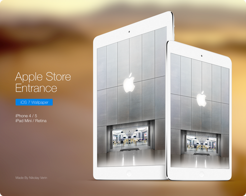 Apple Store Entrance Wallpaper