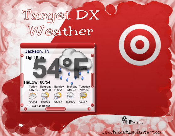 Target Weather Widget