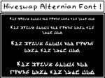 Hiveswap Alternian Font