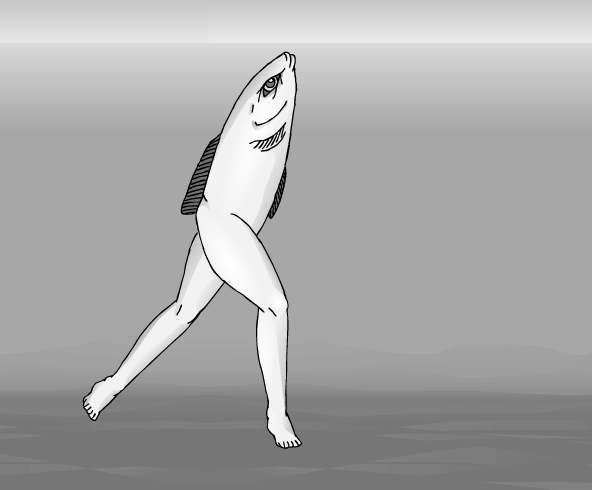 Mermaid Fish Magritte by Necronoise on DeviantArt