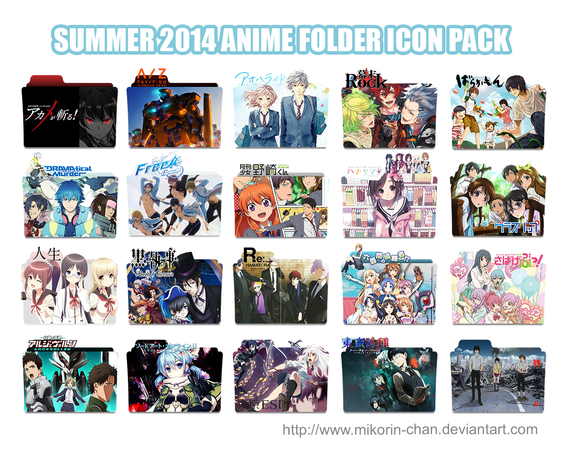 Anime Winter 2014 Folder Icon