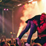 Babe lifts high up