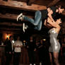 7 Ft Party Girl  goes wild