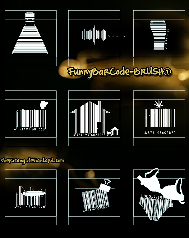 [brush]Funny Barcode (9pics)