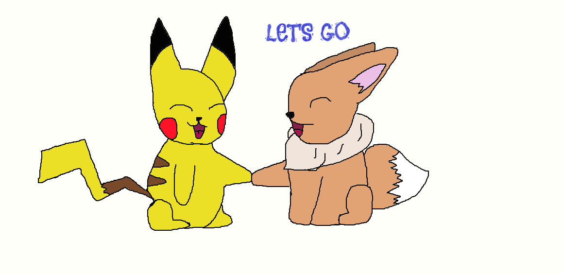 Pokemon Let's Go Pikachu and Eevee by Kittymobabas on DeviantArt