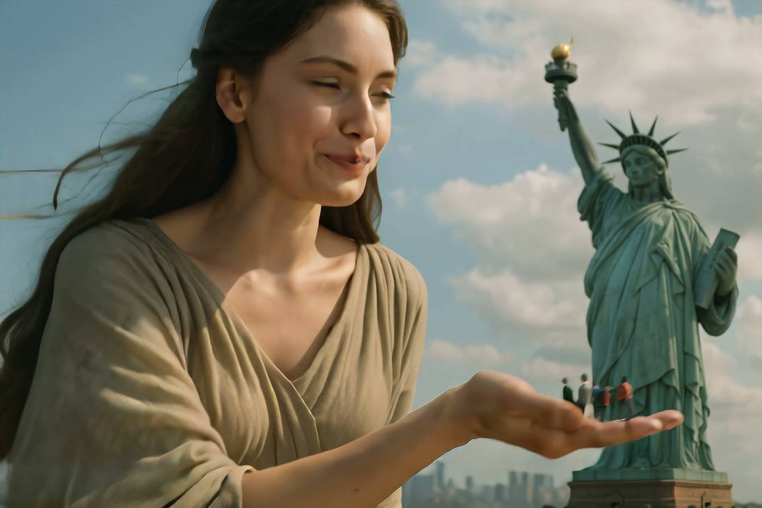 Extreme Statue of Liberty Tour (giantess guide) by MinimusPaximus on ...