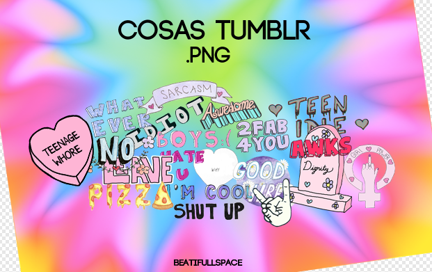 Cosas png tipo tumblr.