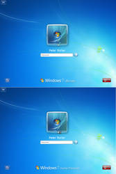 Win7 RTM Logon XP EN