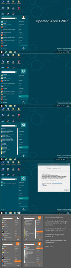 Windows8 startmenu new by PeterRollar, visual art