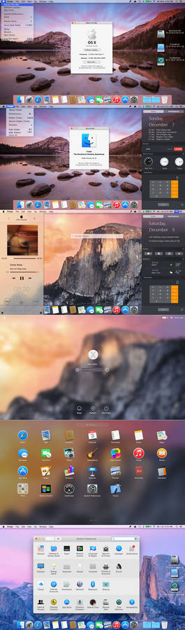 OSX Yosemite transformation complete for Windows