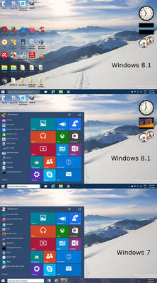 Windows10 Tech Preview Startmenu for all Windows