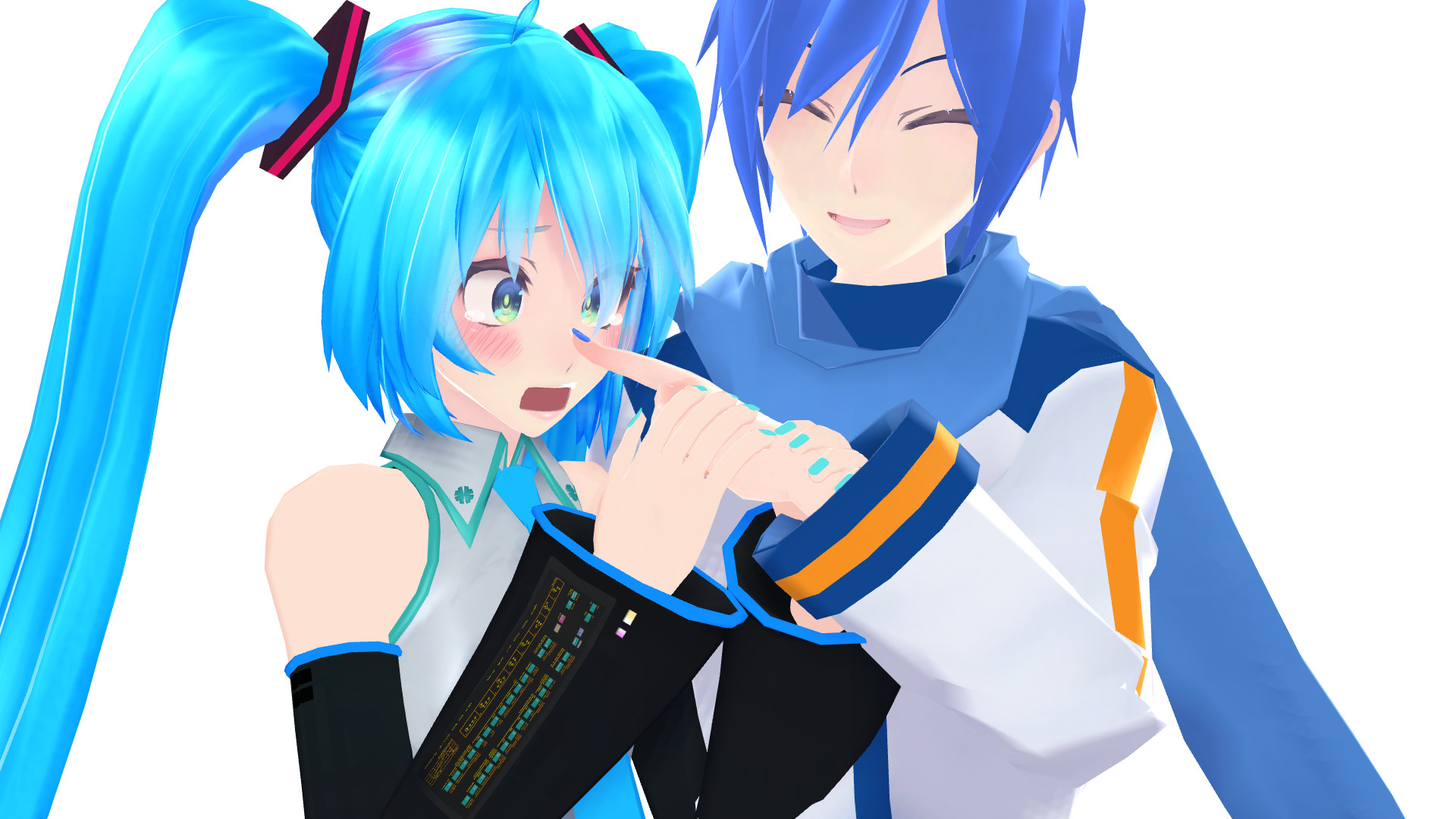 MMD - Don't touch my nose! by Ayumichigolove on DeviantArt