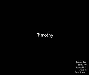 Storyboard- Timothy