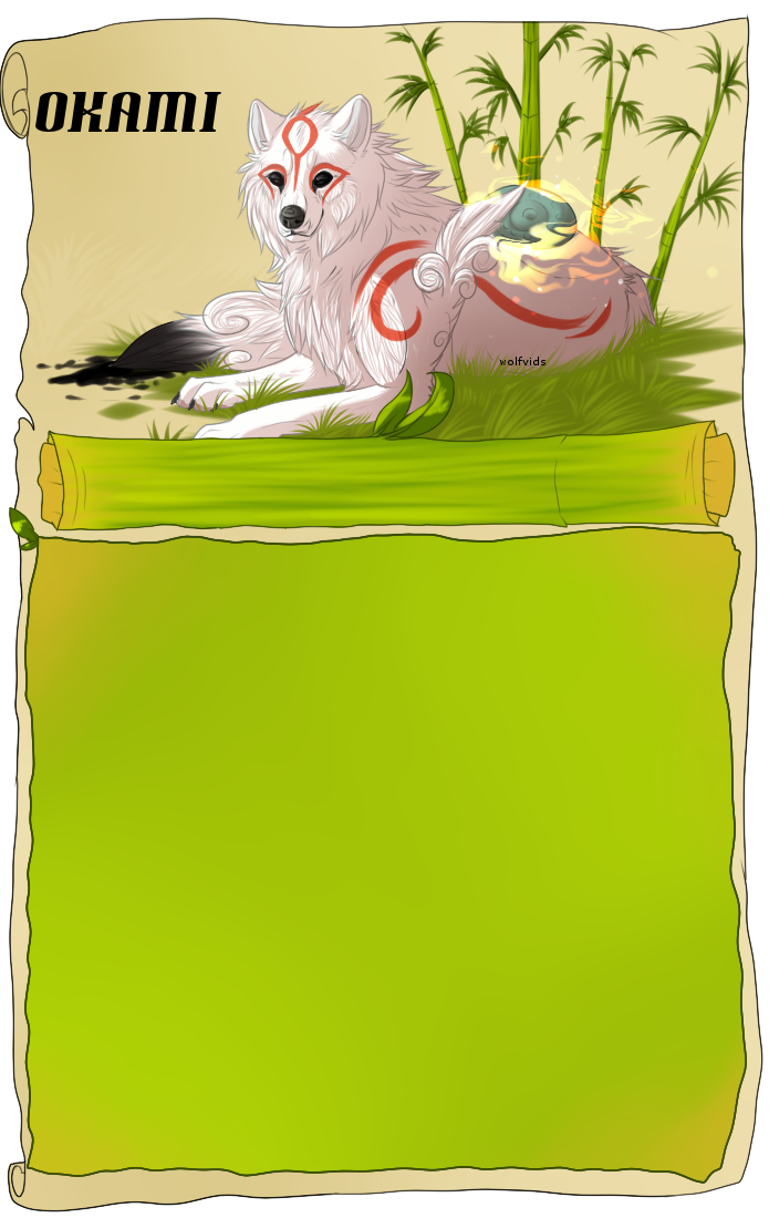 Okami journal skin *Free use