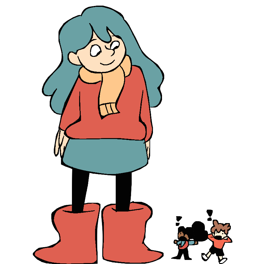 50 ft Hilda with David and Frida by AdamFrankenstein on DeviantArt