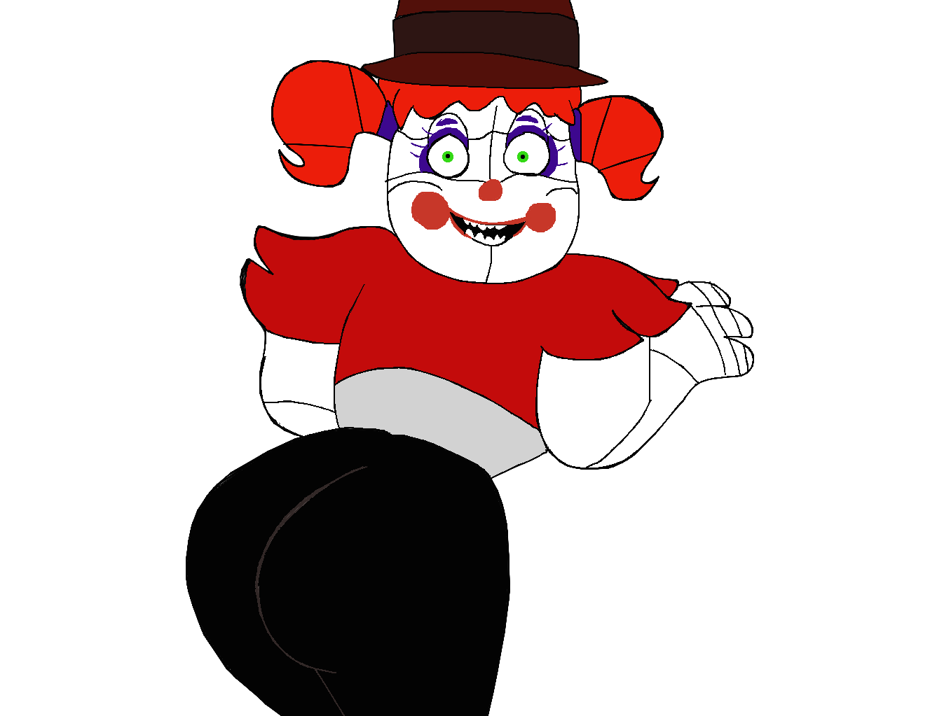 red baby booty by AdamFrankenstein on DeviantArt