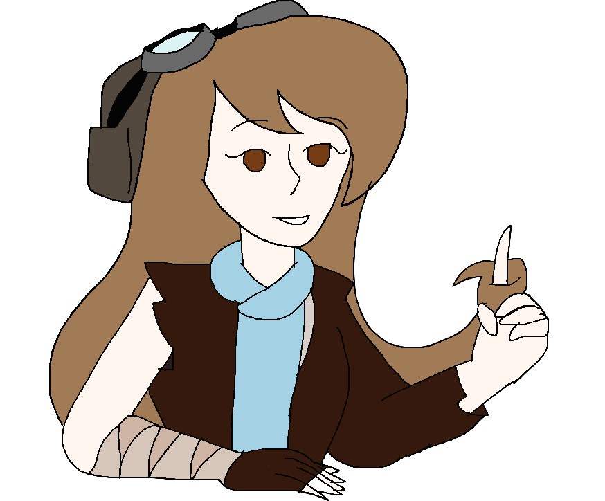 Della Playing With Her Hair by AdamFrankenstein on DeviantArt
