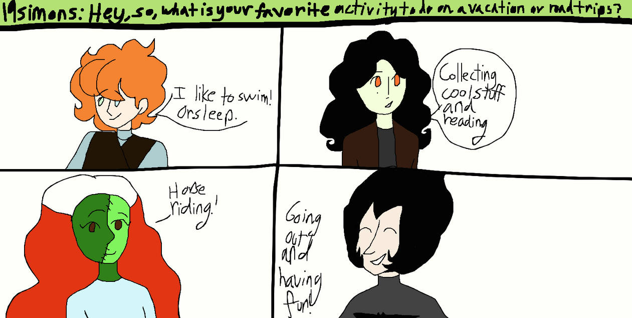 Ask EHAS #16: Vacay! by AdamFrankenstein on DeviantArt