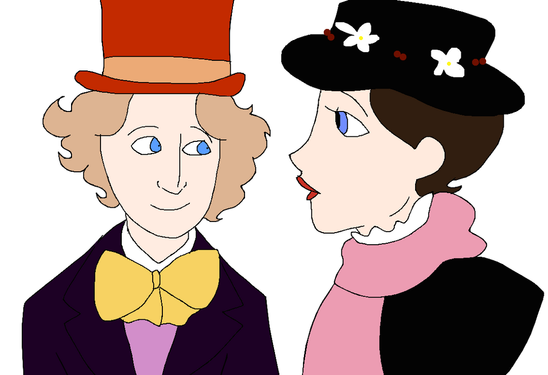 Willy Wonka and Mary Poppins by AdamFrankenstein on DeviantArt